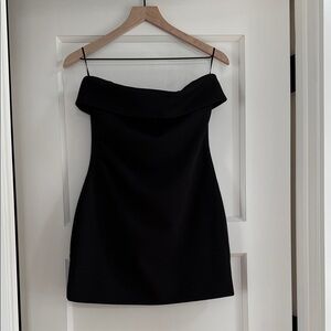 Aritzia Babaton Black Strapless Dress